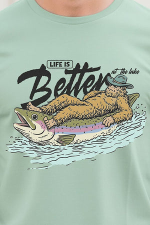 Life Is Better Floatin' Short Sleeve Relaxed Fit T-Shirt - Wholesale Accessory Market