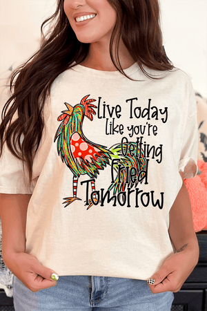 Getting Fried Tomorrow Short Sleeve Relaxed Fit T-Shirt - Wholesale Accessory Market