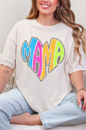 Wild Mama Bright Leopard Short Sleeve Relaxed Fit T-Shirt - Wholesale Accessory Market