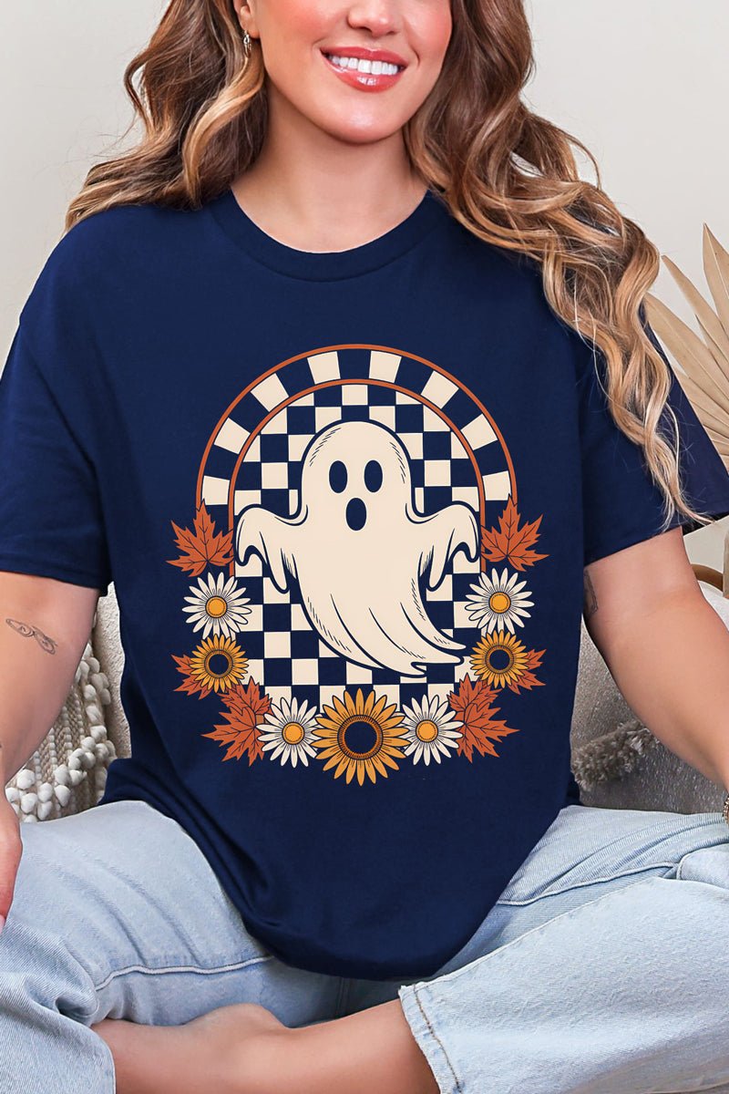 Checkered Haunt Short Sleeve Relaxed Fit T-Shirt - Wholesale Accessory Market