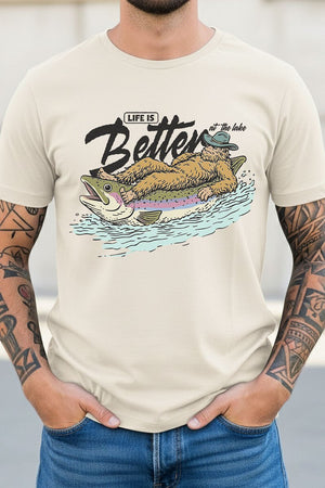 Life Is Better Floatin' Short Sleeve Relaxed Fit T-Shirt - Wholesale Accessory Market