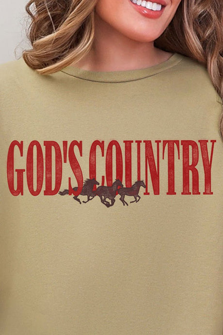 God's Country Short Sleeve Relaxed Fit T-Shirt - Wholesale Accessory Market