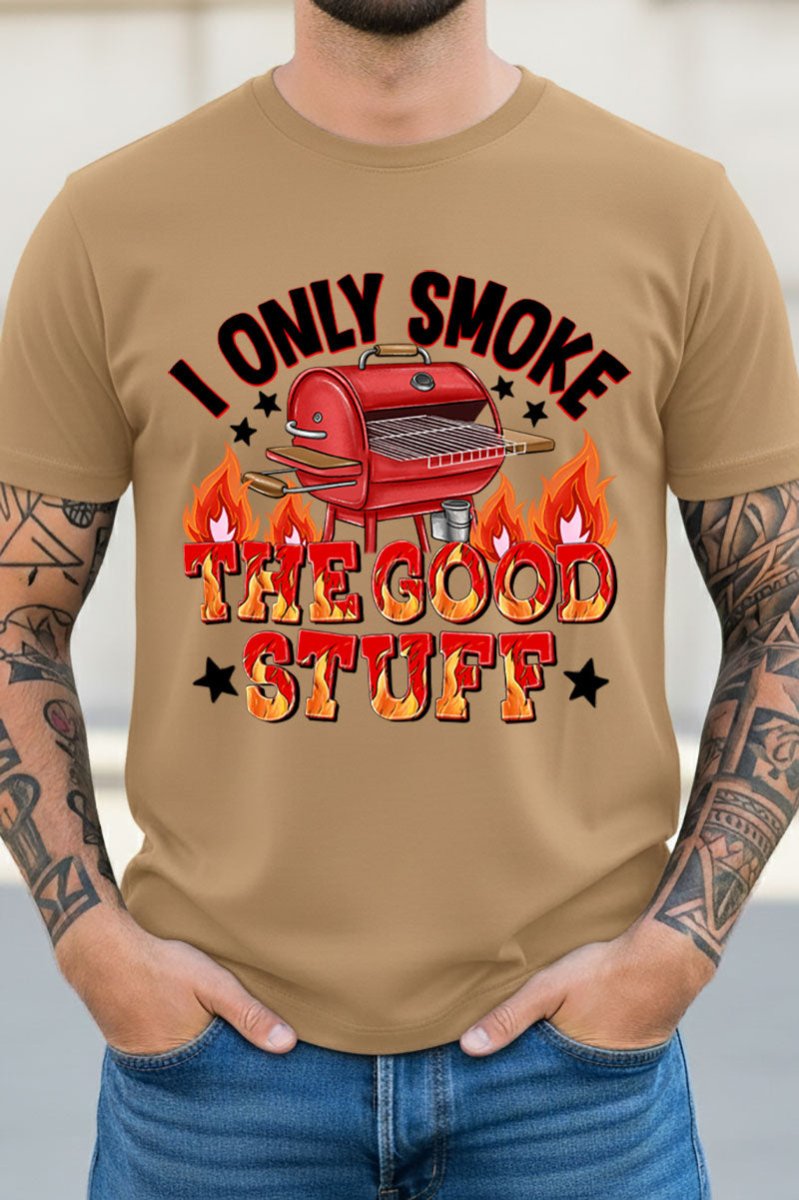 Smoke The Good Stuff Short Sleeve Relaxed Fit T-Shirt - Wholesale Accessory Market
