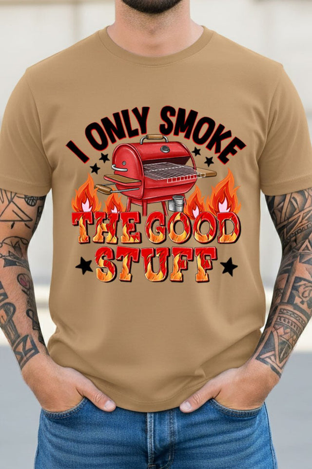Smoke The Good Stuff Short Sleeve Relaxed Fit T-Shirt - Wholesale Accessory Market