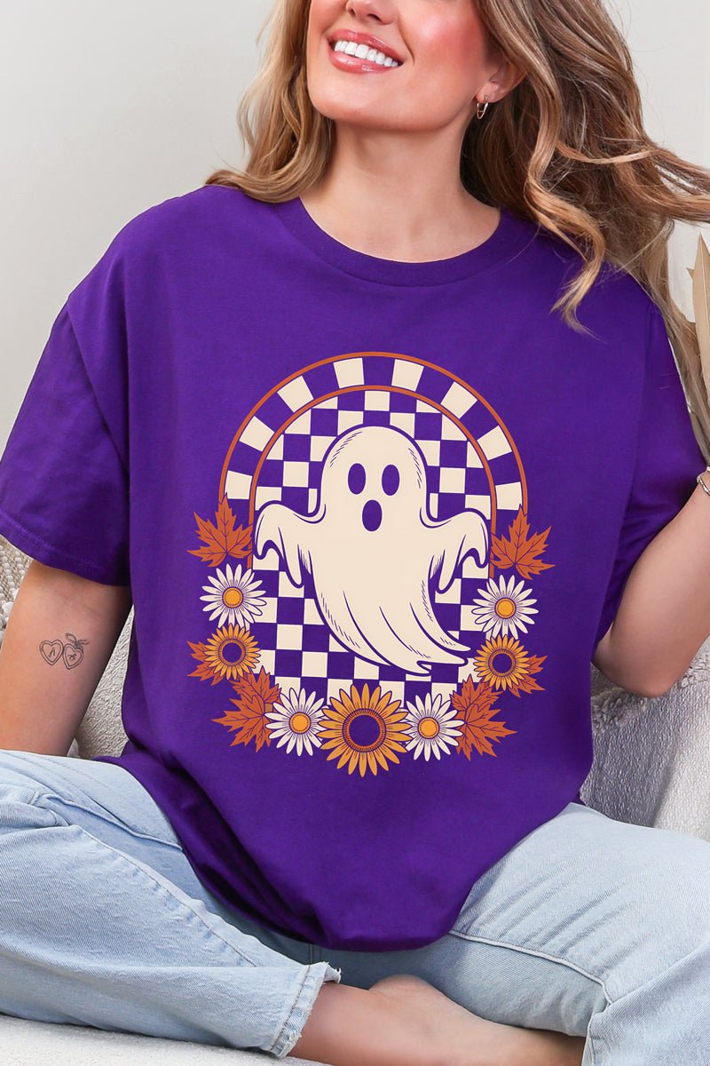 Checkered Haunt Short Sleeve Relaxed Fit T-Shirt - Wholesale Accessory Market