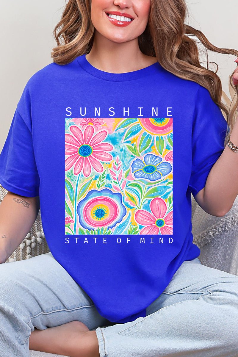 Sunshine State Of Mind Short Sleeve Relaxed Fit T-Shirt - Wholesale Accessory Market