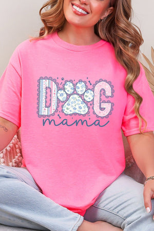 Meadow & Lace Dog Mama Short Sleeve Relaxed Fit T-Shirt - Wholesale Accessory Market