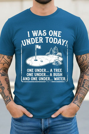 One Under Today Short Sleeve Relaxed Fit T-Shirt - Wholesale Accessory Market