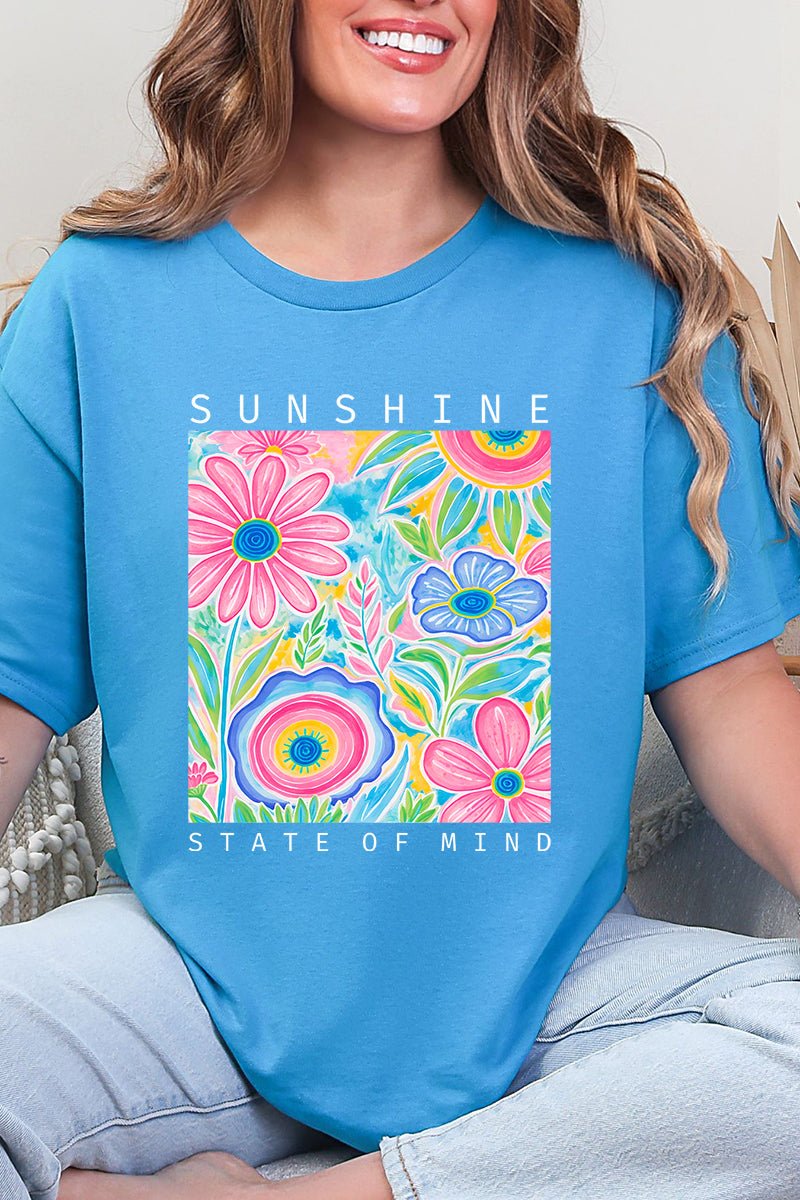 Sunshine State Of Mind Short Sleeve Relaxed Fit T-Shirt - Wholesale Accessory Market
