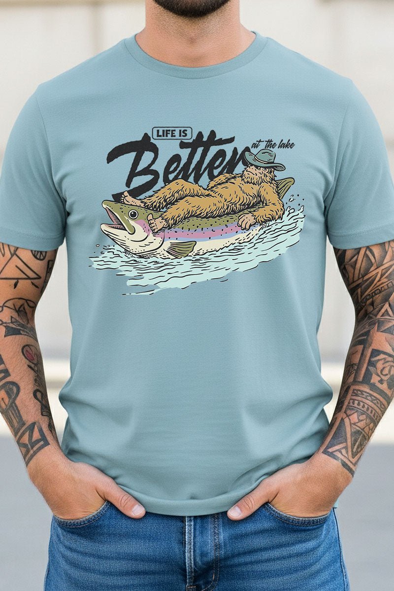 Life Is Better Floatin' Short Sleeve Relaxed Fit T-Shirt - Wholesale Accessory Market