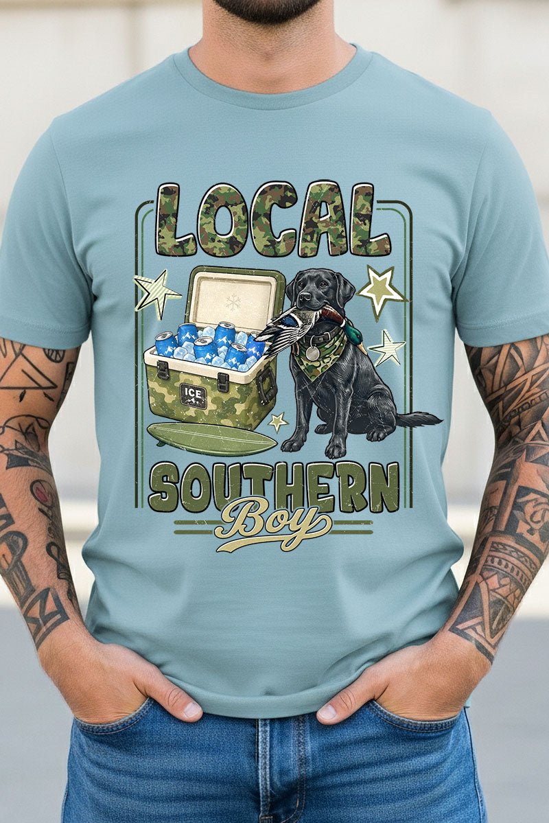 Local Southern Boy Short Sleeve Relaxed Fit T-Shirt - Wholesale Accessory Market