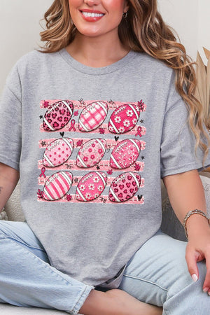 Painted Touchdowns For Hope Short Sleeve Relaxed Fit T-Shirt - Wholesale Accessory Market