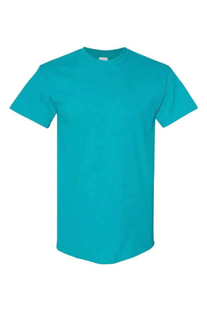 Aqua Checkered Arched Mama Short Sleeve Relaxed Fit T-Shirt - Wholesale Accessory Market