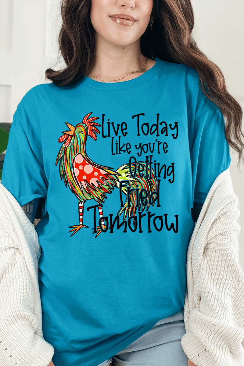 Getting Fried Tomorrow Short Sleeve Relaxed Fit T-Shirt - Wholesale Accessory Market