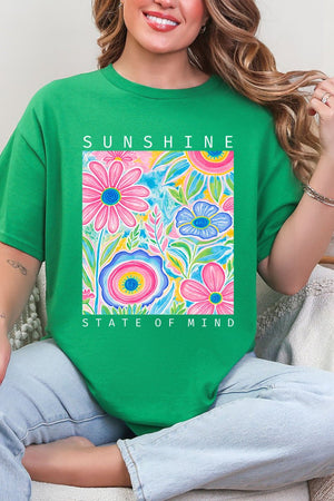 Sunshine State Of Mind Short Sleeve Relaxed Fit T-Shirt - Wholesale Accessory Market