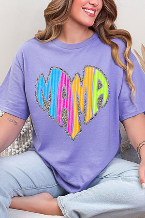 Wild Mama Bright Leopard Short Sleeve Relaxed Fit T-Shirt - Wholesale Accessory Market