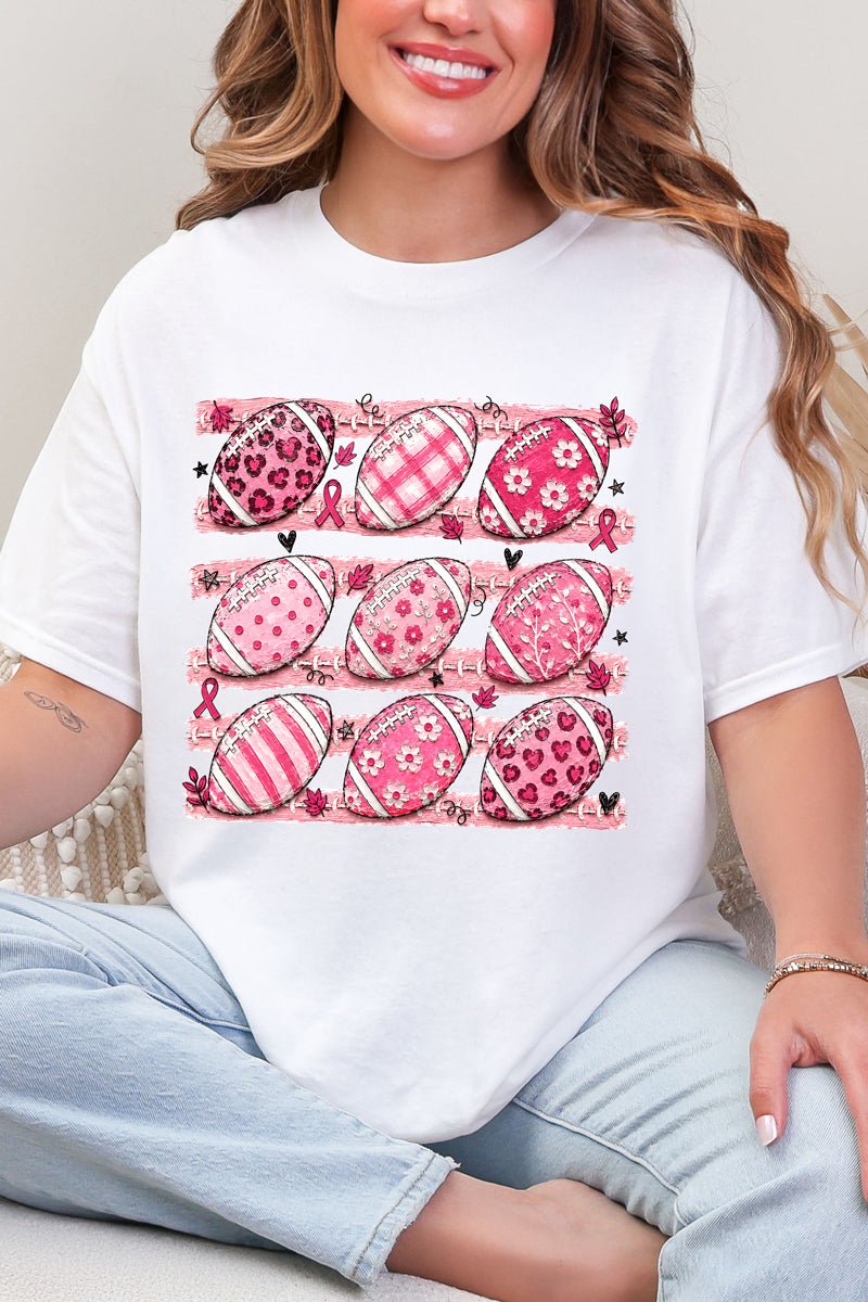 Painted Touchdowns For Hope Short Sleeve Relaxed Fit T-Shirt - Wholesale Accessory Market