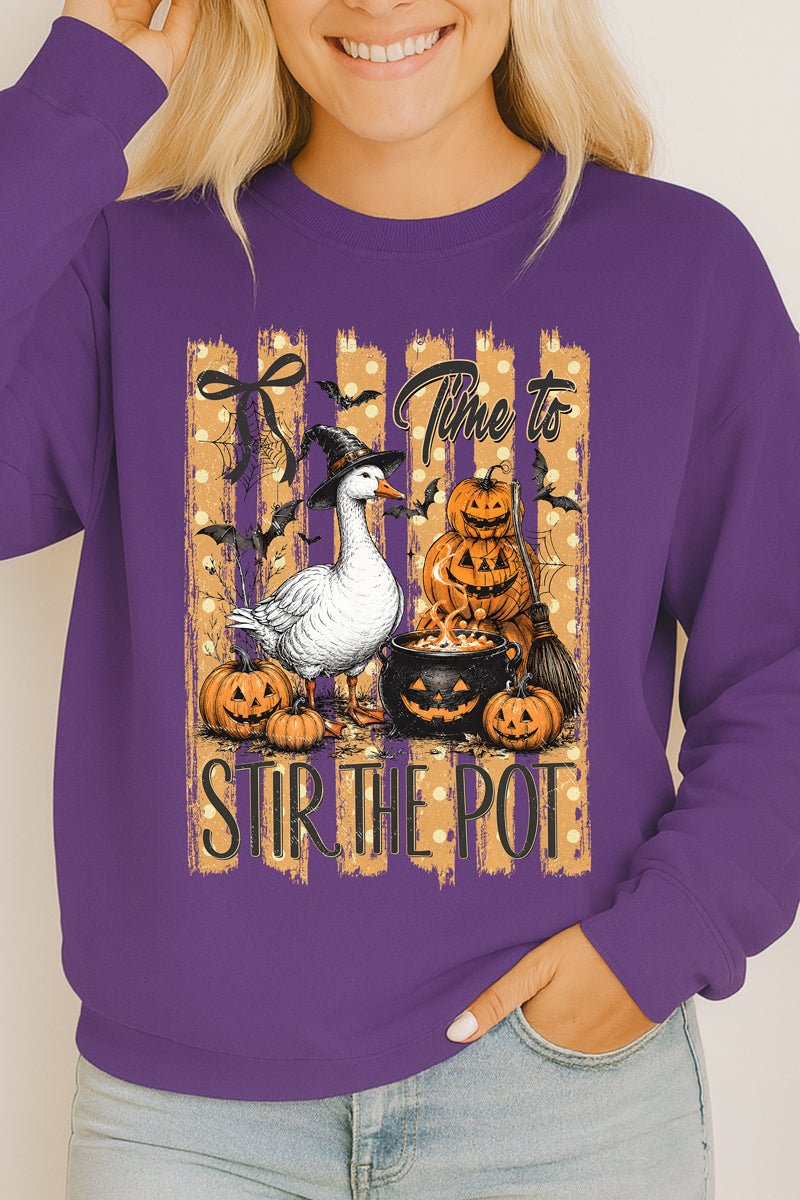 Stir The Pot Goose Heavy Cotton Long Sleeve Adult T-Shirt - Wholesale Accessory Market