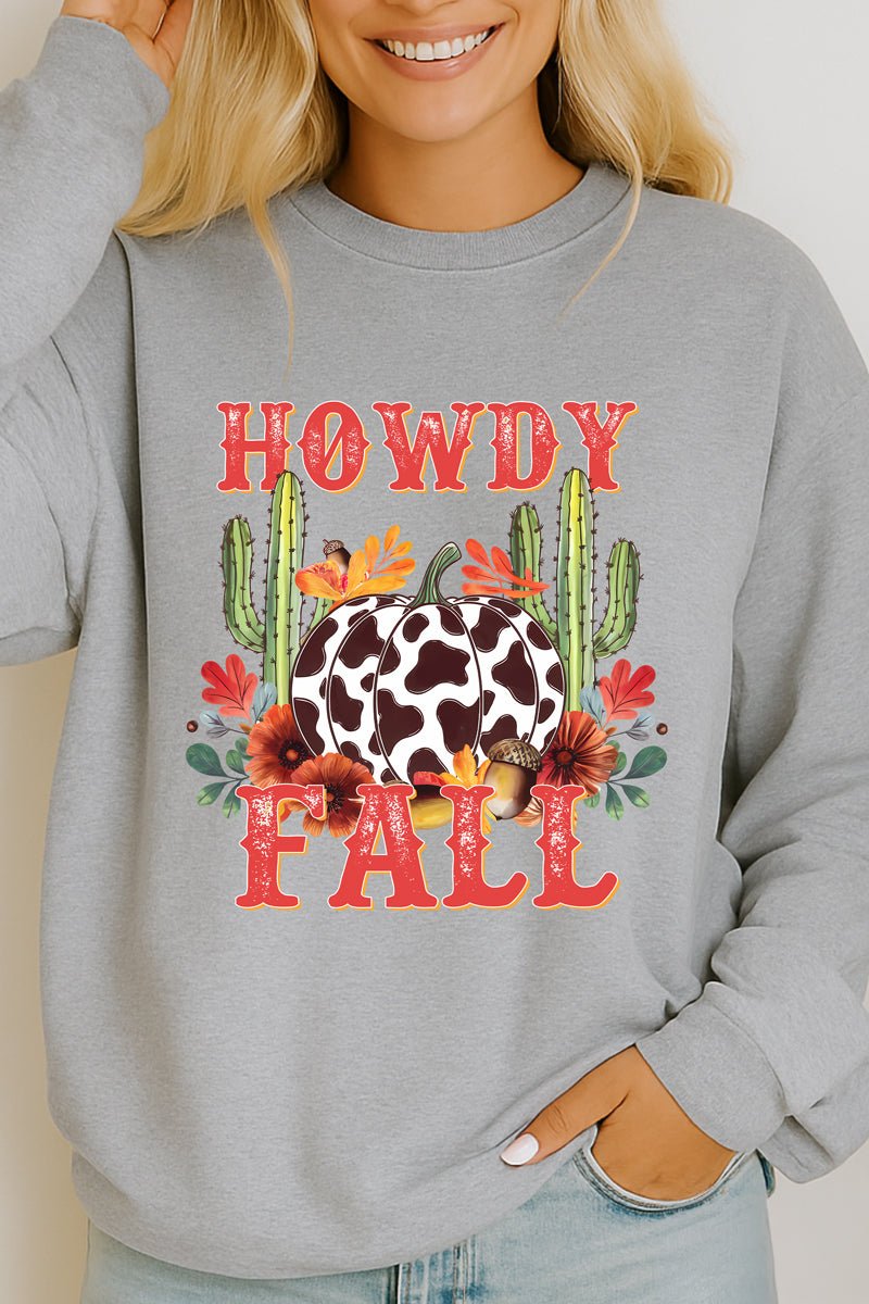 Desert Howdy Fall Heavy Cotton Long Sleeve Adult T-Shirt - Wholesale Accessory Market