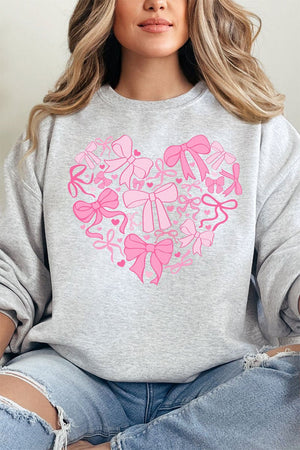 All The Bows Valentine Heart Unisex NuBlend Crew Sweatshirt - Wholesale Accessory Market