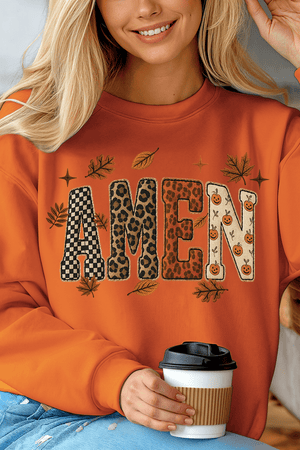 Autumn Amen Unisex NuBlend Crew Sweatshirt - Wholesale Accessory Market