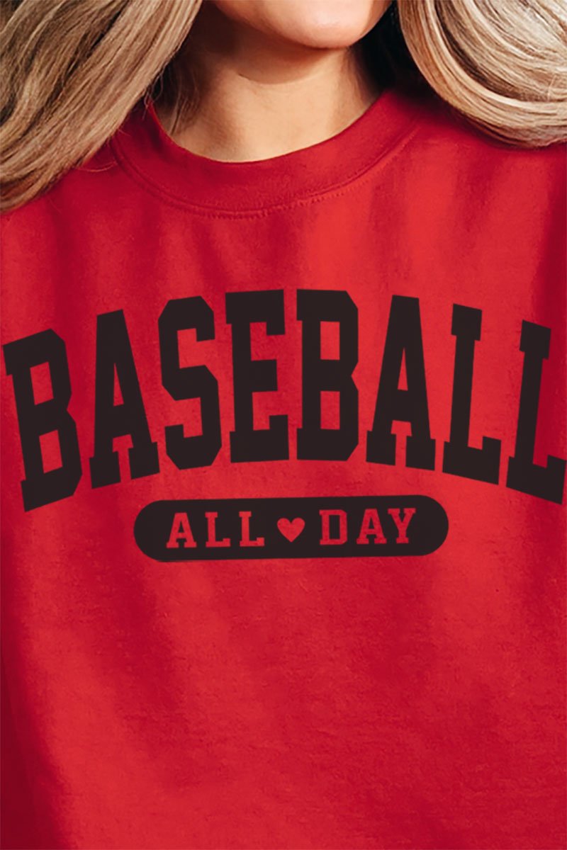 Baseball All Day Unisex NuBlend Crew Sweatshirt - Wholesale Accessory Market