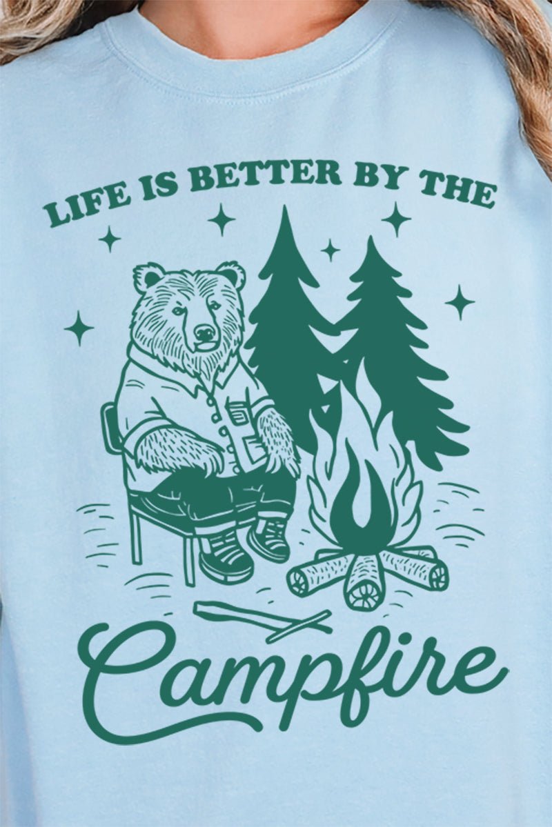 Beary Better By The Campfire Unisex NuBlend Crew Sweatshirt - Wholesale Accessory Market