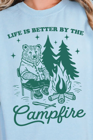 Beary Better By The Campfire Unisex NuBlend Crew Sweatshirt - Wholesale Accessory Market