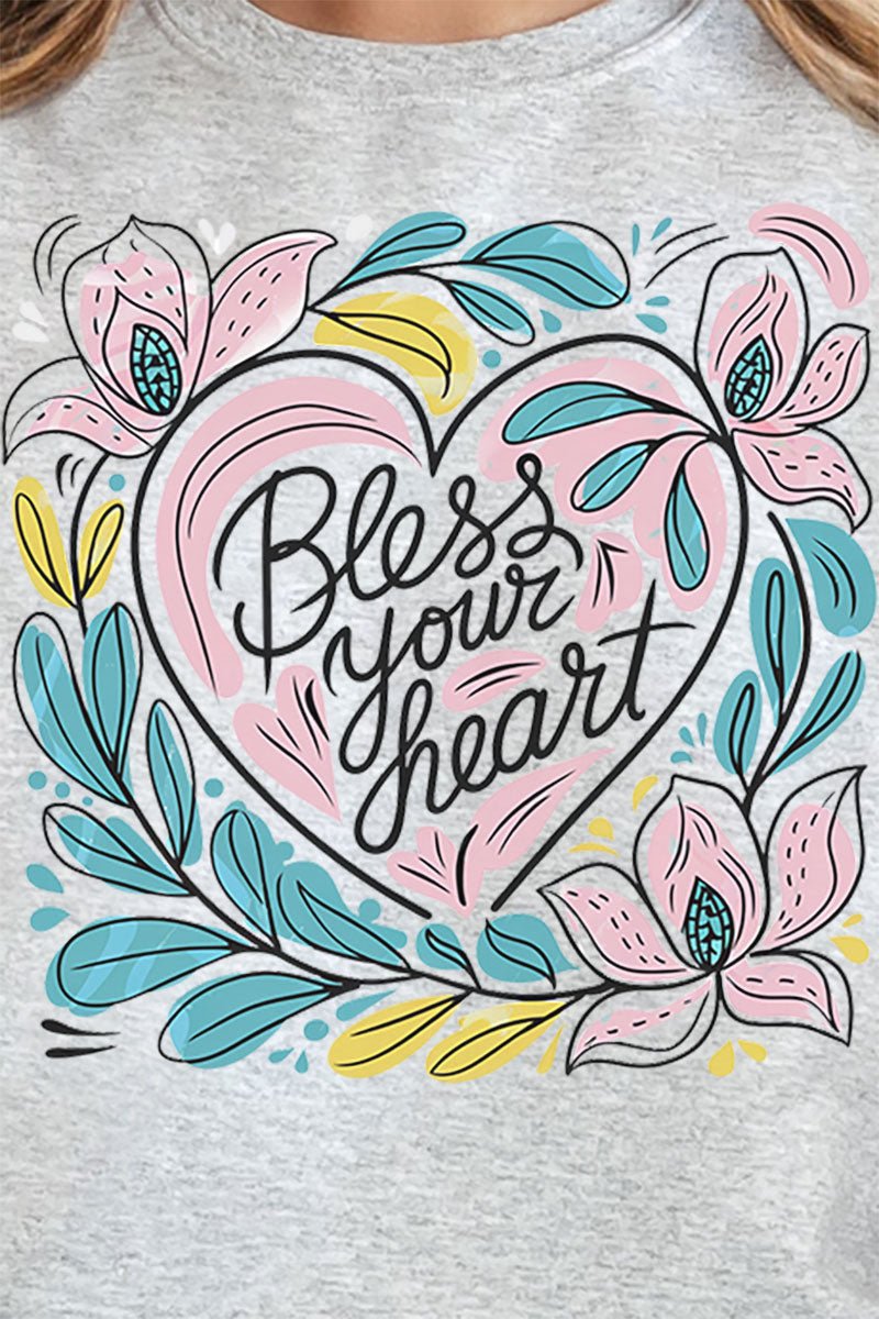 Blooming Bless Your Heart Unisex NuBlend Crew Sweatshirt - Wholesale Accessory Market