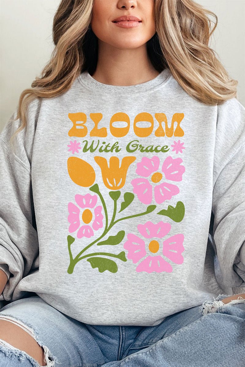 Bloom With Grace Unisex NuBlend Crew Sweatshirt - Wholesale Accessory Market