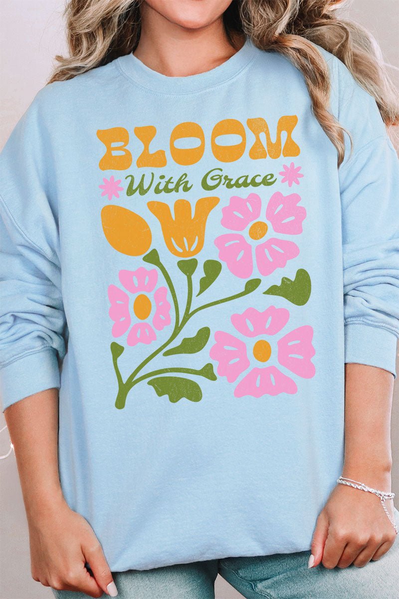 Bloom With Grace Unisex NuBlend Crew Sweatshirt - Wholesale Accessory Market