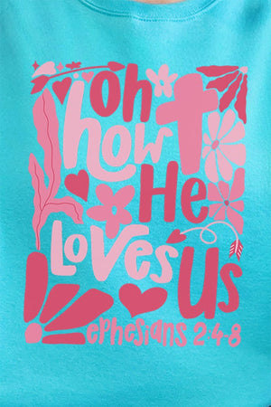 Boho Cross How He Loves Us Unisex NuBlend Crew Sweatshirt - Wholesale Accessory Market