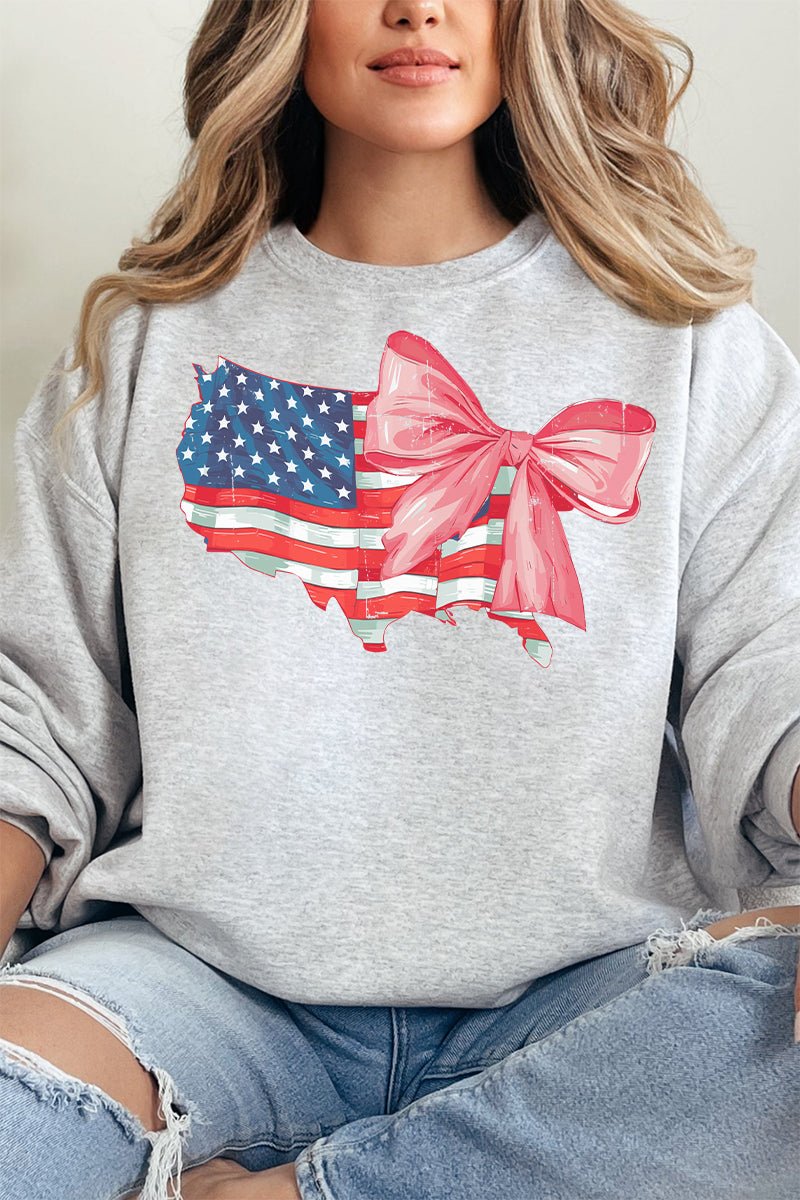 Bow - Tied America Unisex NuBlend Crew Sweatshirt - Wholesale Accessory Market
