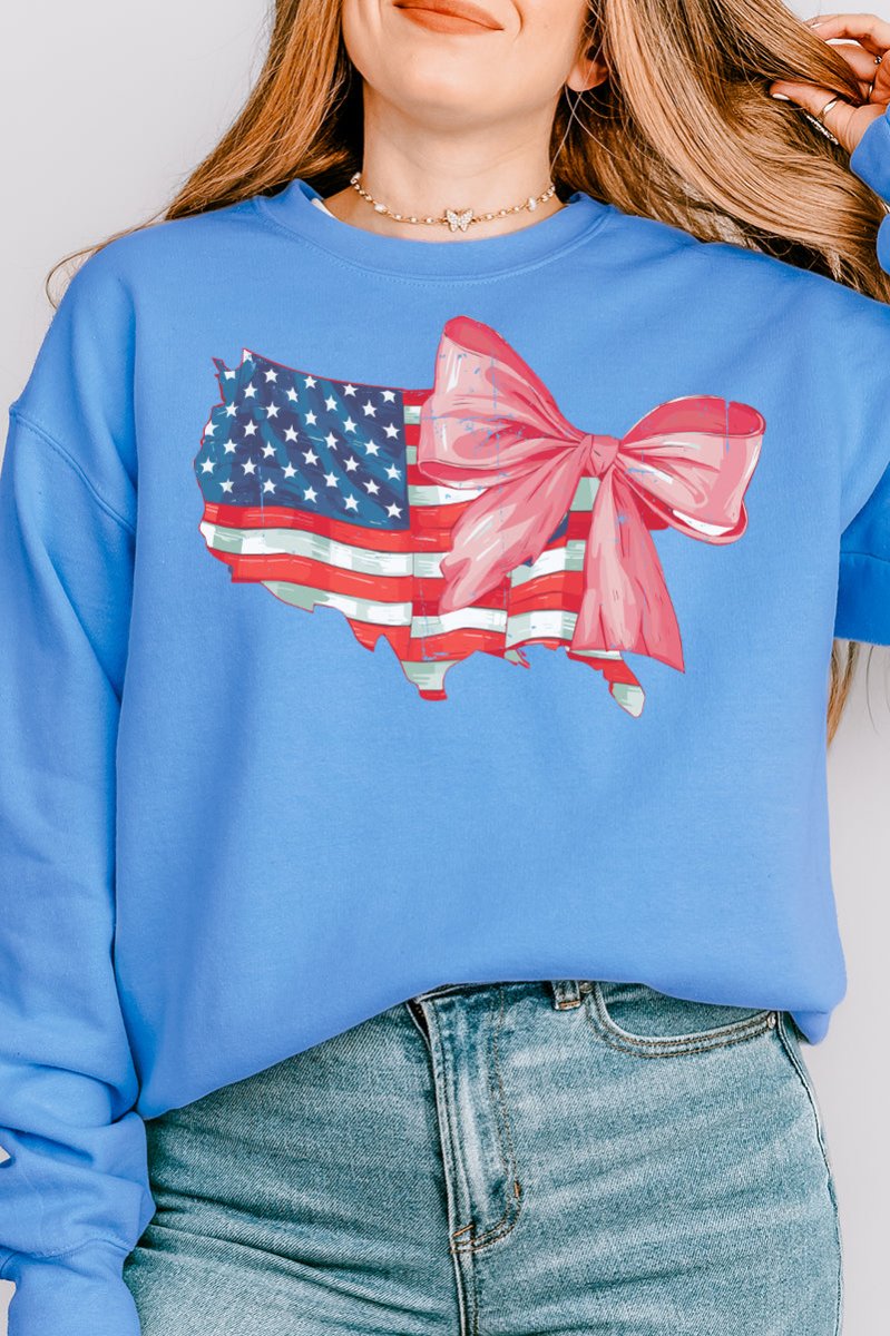 Bow - Tied America Unisex NuBlend Crew Sweatshirt - Wholesale Accessory Market