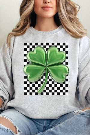 Bubble Clover Retro Unisex NuBlend Crew Sweatshirt - Wholesale Accessory Market