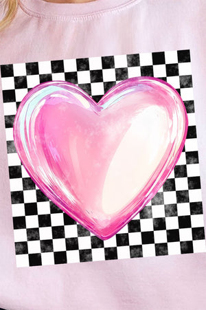 Bubble Heart Retro Unisex NuBlend Crew Sweatshirt - Wholesale Accessory Market