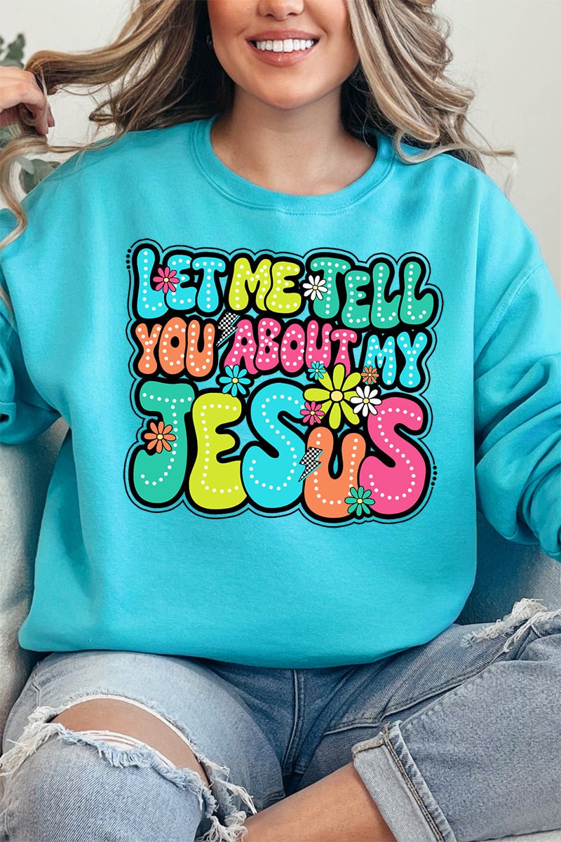 Bubble Tell You About My Jesus Unisex NuBlend Crew Sweatshirt - Wholesale Accessory Market
