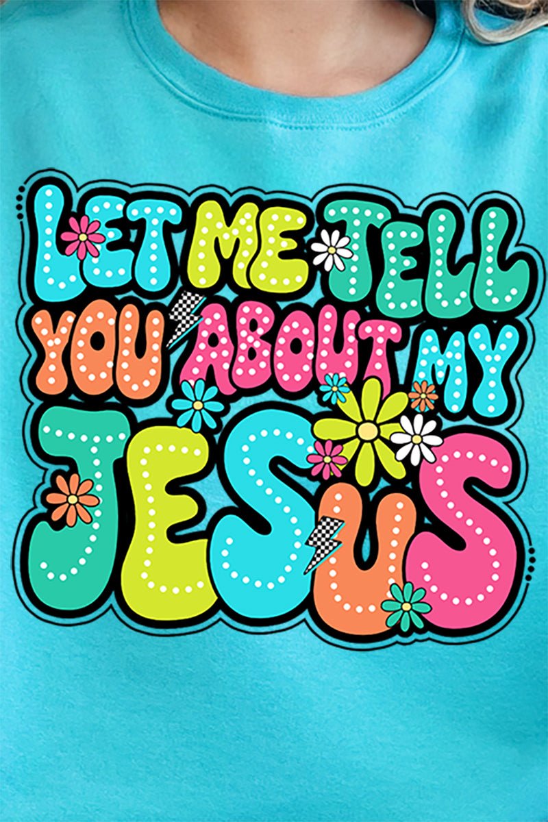 Bubble Tell You About My Jesus Unisex NuBlend Crew Sweatshirt - Wholesale Accessory Market
