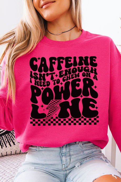 Caffeine Isn't Enough Unisex NuBlend Crew Sweatshirt - Wholesale Accessory Market
