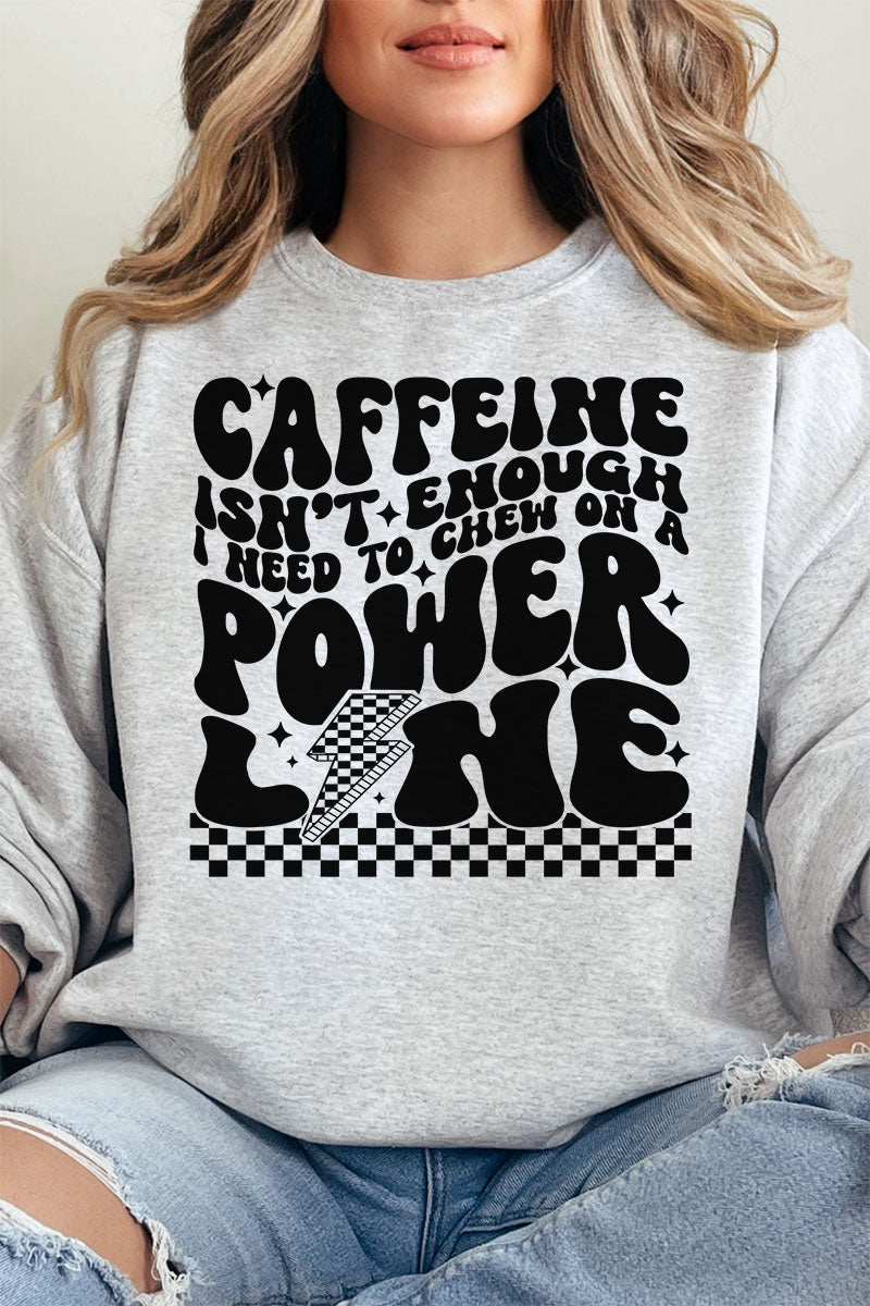 Caffeine Isn't Enough Unisex NuBlend Crew Sweatshirt - Wholesale Accessory Market