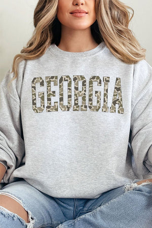 Camo Georgia Unisex NuBlend Crew Sweatshirt - Wholesale Accessory Market