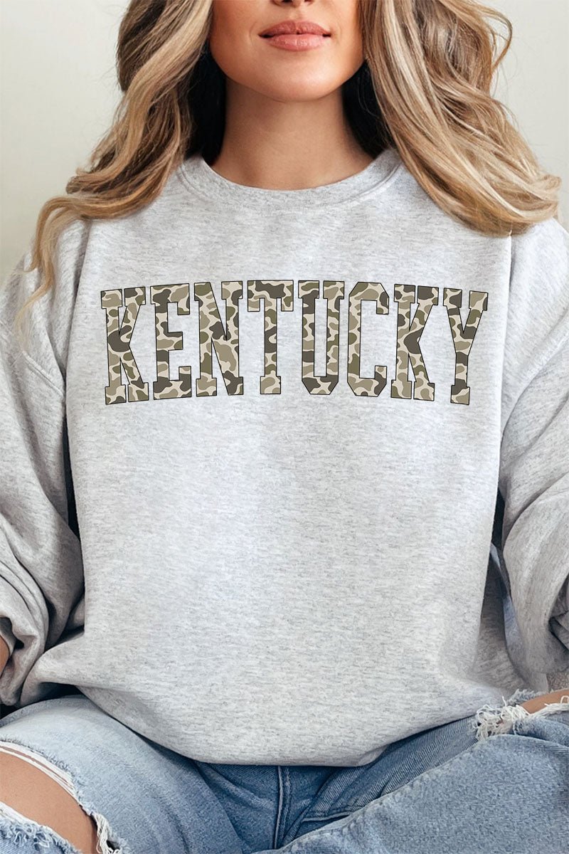 Camo Kentucky Unisex NuBlend Crew Sweatshirt - Wholesale Accessory Market