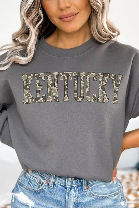 Camo Kentucky Unisex NuBlend Crew Sweatshirt - Wholesale Accessory Market