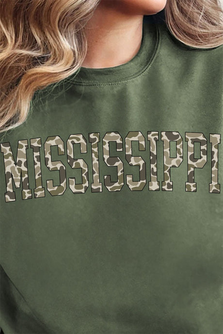 Camo Mississippi Unisex NuBlend Crew Sweatshirt - Wholesale Accessory Market