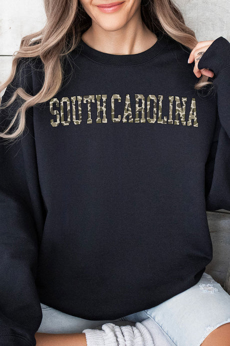 Camo South Carolina Unisex NuBlend Crew Sweatshirt - Wholesale Accessory Market