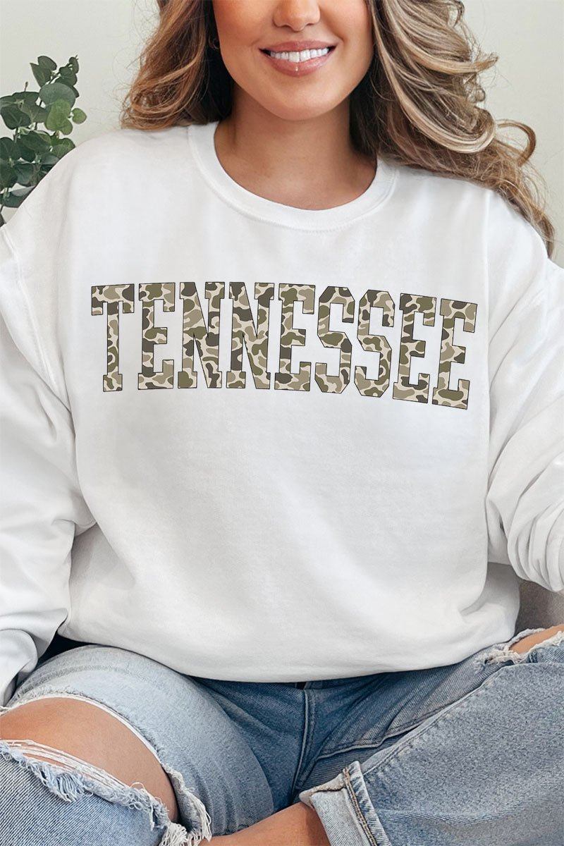 Camo Tennessee Unisex NuBlend Crew Sweatshirt - Wholesale Accessory Market