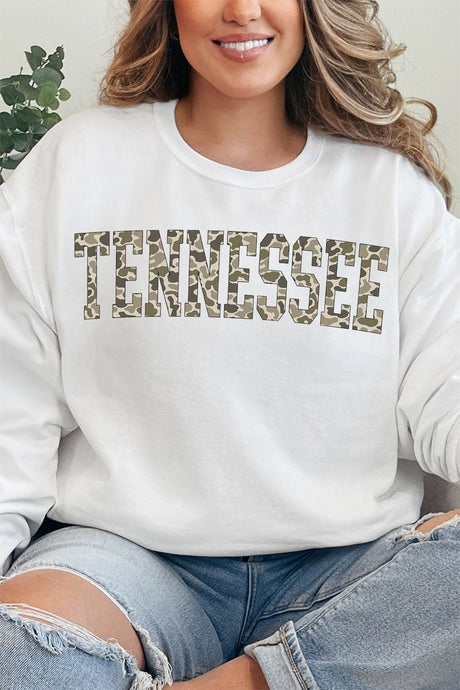 Camo Tennessee Unisex NuBlend Crew Sweatshirt - Wholesale Accessory Market
