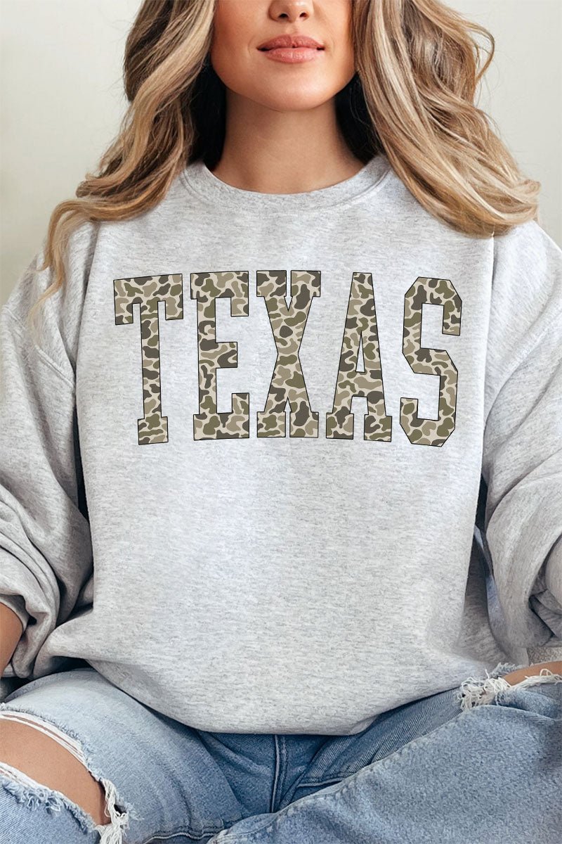 Camo Texas Unisex NuBlend Crew Sweatshirt - Wholesale Accessory Market