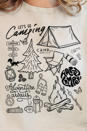 Camping Collage Unisex NuBlend Crew Sweatshirt - Wholesale Accessory Market