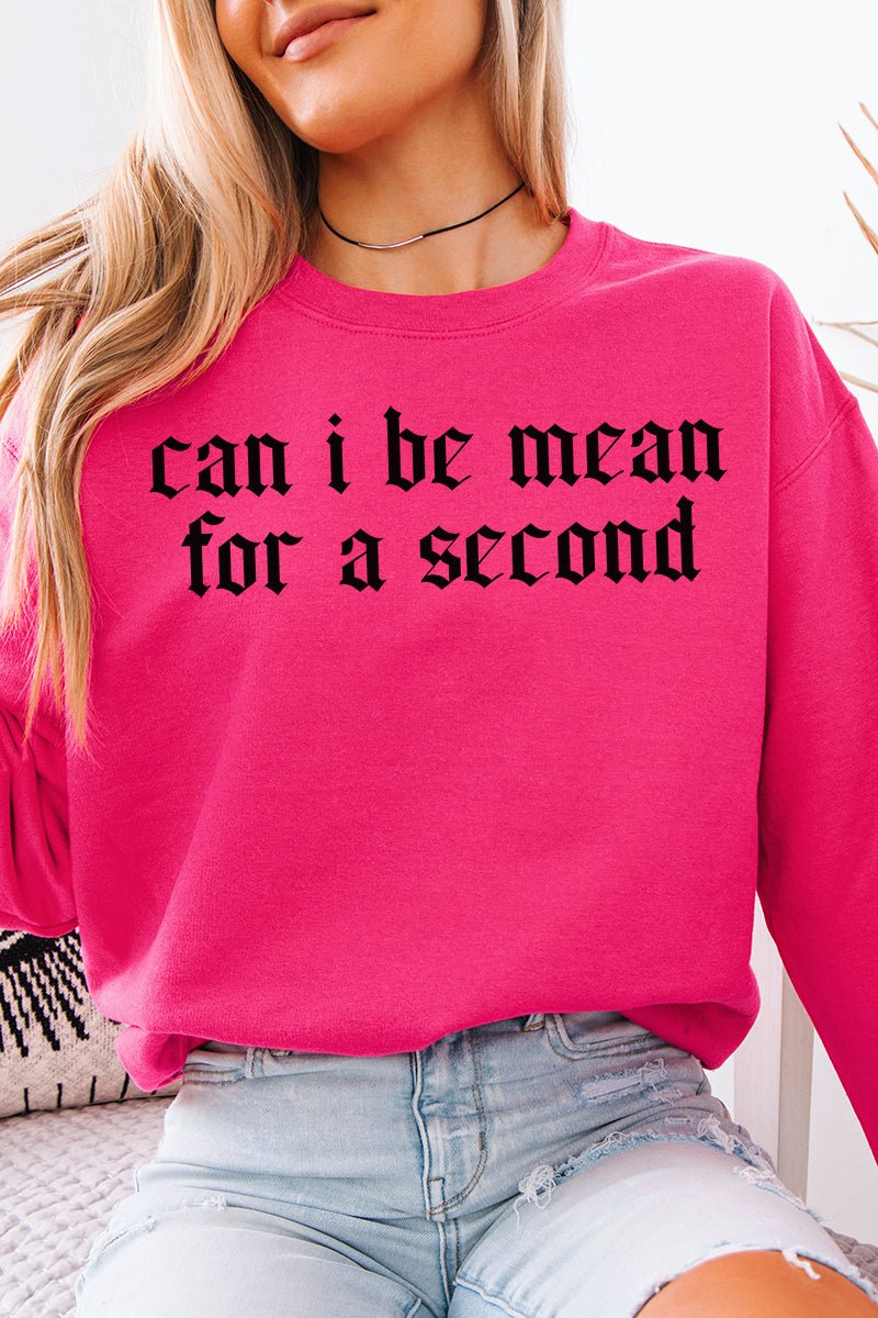 Can I Be Mean Unisex NuBlend Crew Sweatshirt - Wholesale Accessory Market
